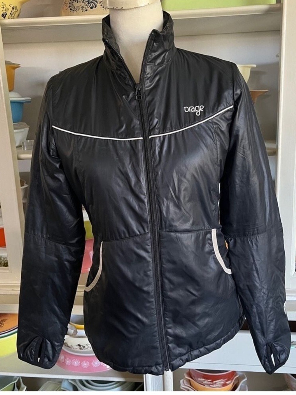 Orage Black Lightweight Ski Jacket - Size Small